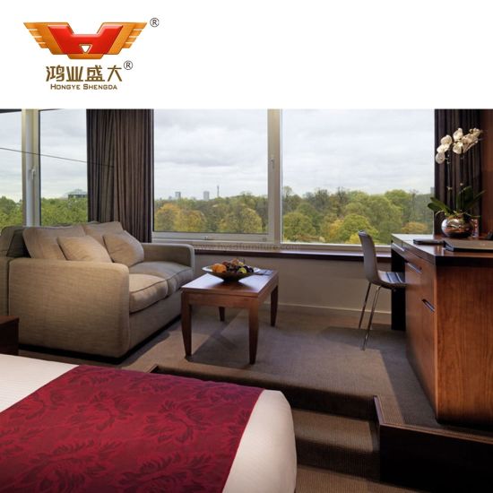 Luxury Hotel Wooden Bedroom Lounge Suite Living Room Furniture