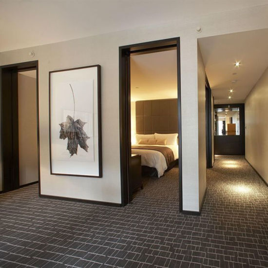 Double Queen Bed Modern Wooden Livingroom Hotel Bedroom Furniture