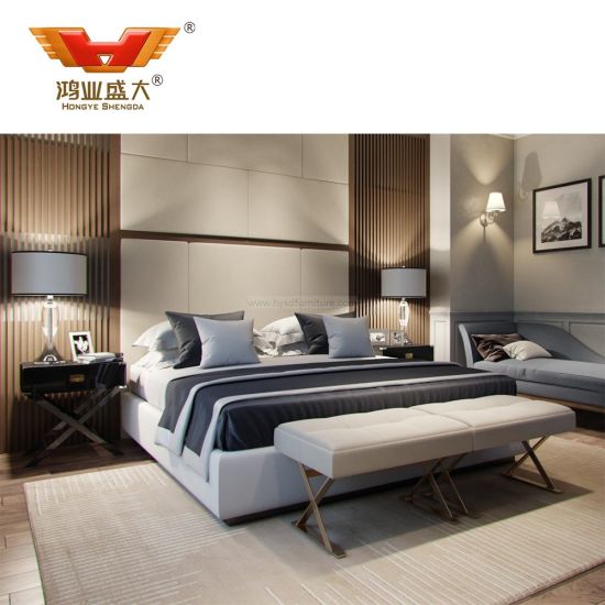 Custom Made Hotel Lounge Furniture Bedroom Modern Bed