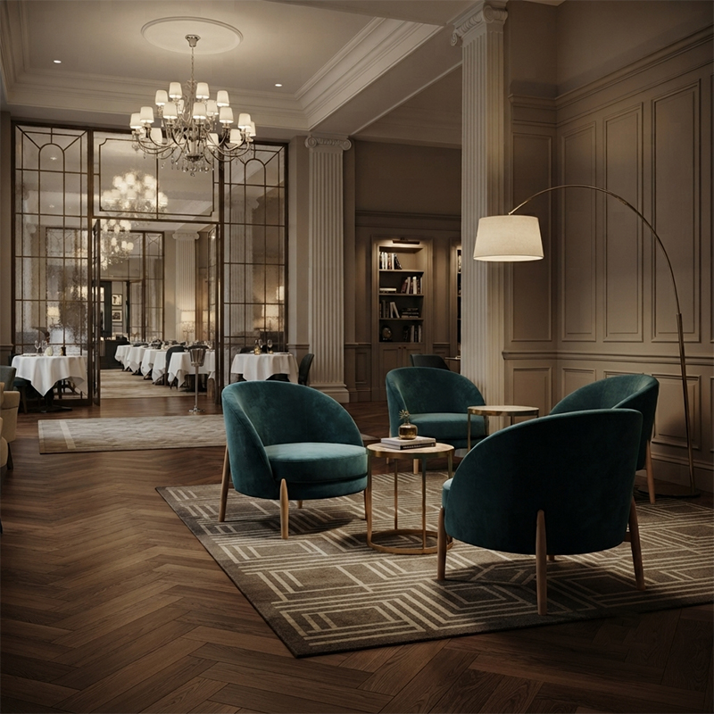 Poltrona per hall dell'hotel Poltrone lounge moderne per il contract