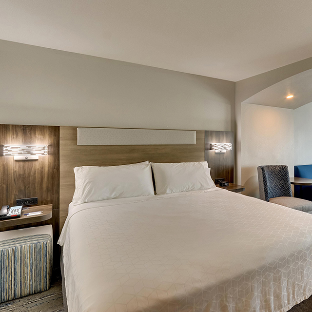 Ergonomska plišasta zakonska postelja DoubleTree