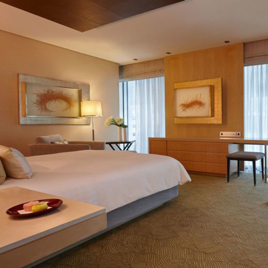 Four Seasons Hotel Furniture Supplier Luxury Designed Custom Hotel Full House Wooden Furnitures MDF Bedroom Set