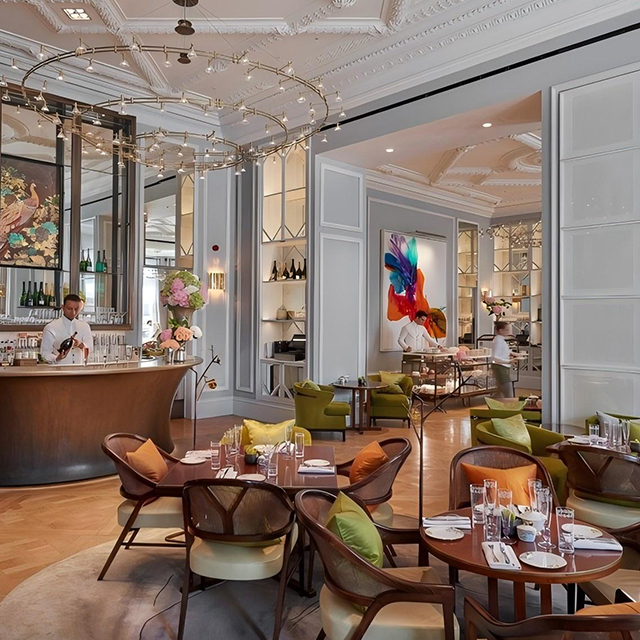 Luxury Restaurant Furniture For Mandarin Oriental Hotel