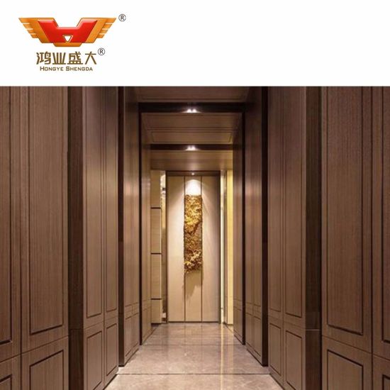 New Design Hotel Luxury Wooden Interior Wall Panels