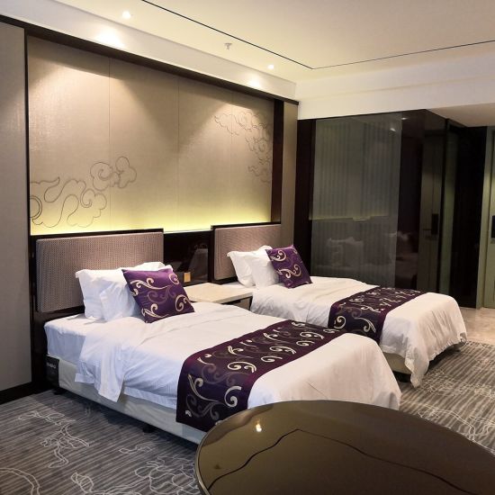 Custom Modern Hotel Bedroom Nightstand Luxury 5 Star Hotel Furniture