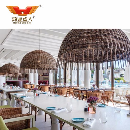 Custom Soild Wood Restaurant Furniture Table and Chair for Cafes