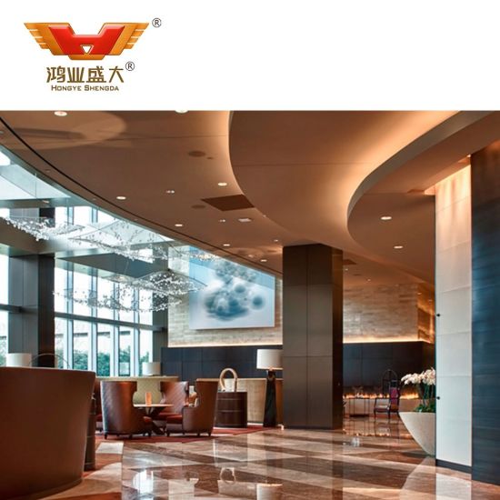 Customized Commercial High Gloss Hotel Furniture Lobby