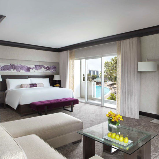 Luxury Modern Art Style Twin Room Double Room or Suite Room Custom Luxury Hotel Wooden Furnitures Bedroom Set Furnitures
