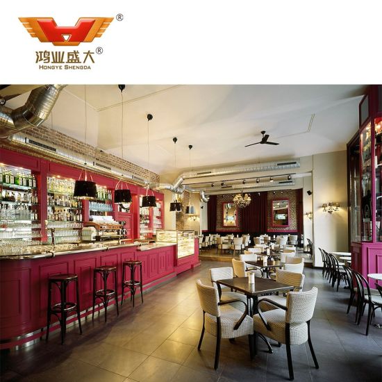 Customized Commercial High Gloss Restaurant and Bar Furniture
