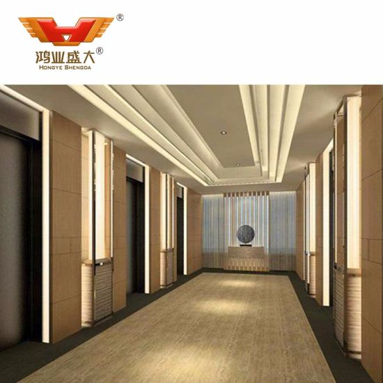5 Star Hotel Solid Furniture Wood Panel Wall