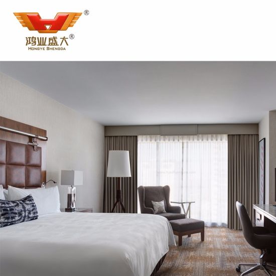 Customized Commercial 3 Star Hotel Furniture Bedroom Set